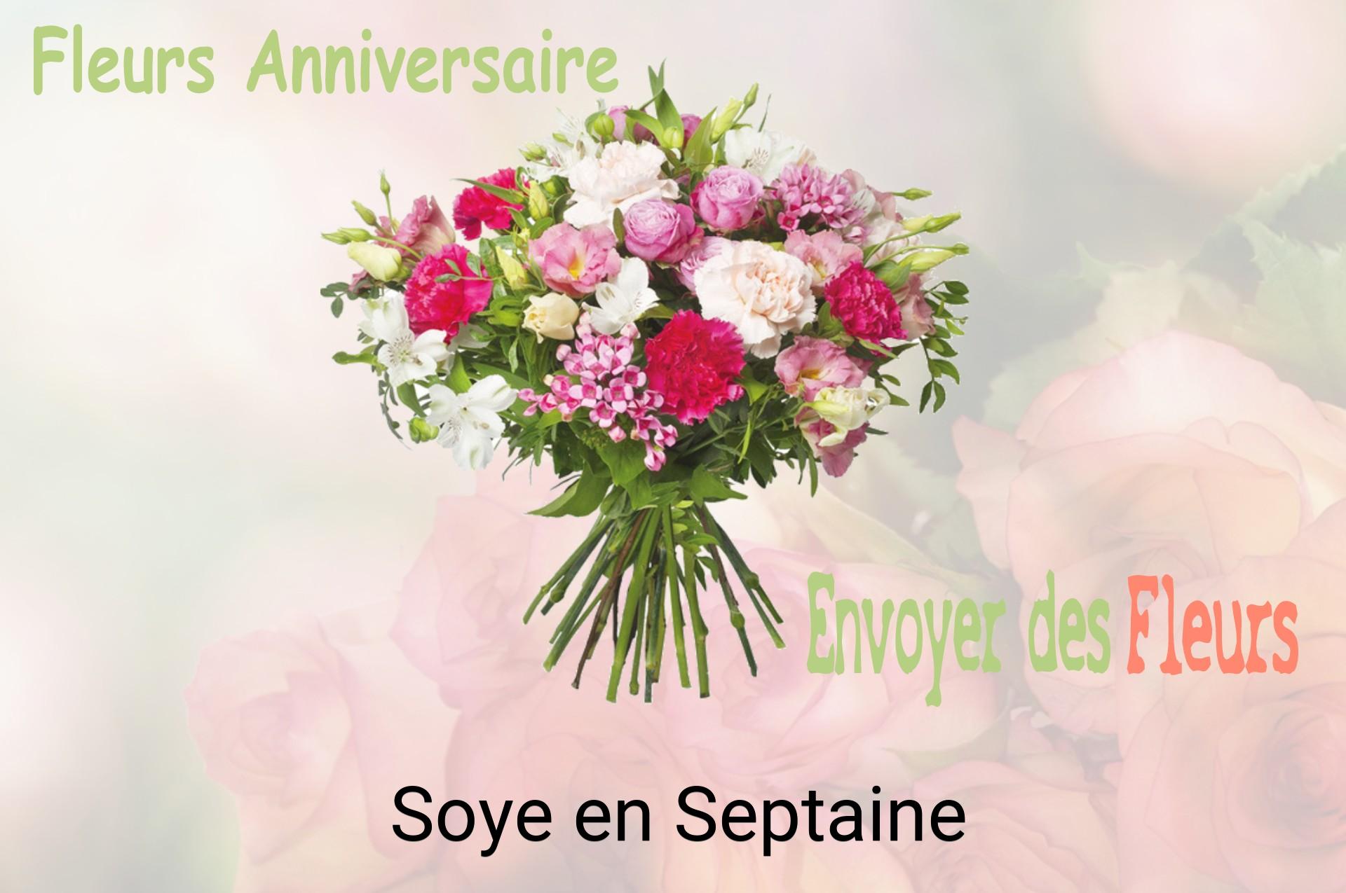 Bouquet de fleurs d’anniversaire livré à Soye-en-Septaine